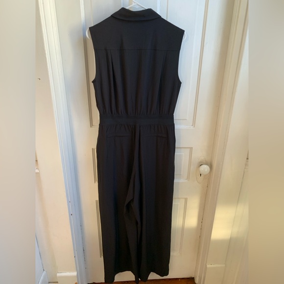 Athleta Brooklyn Heights Wide Leg Jumpsuit Black Size 6 - Picture 4 of 8